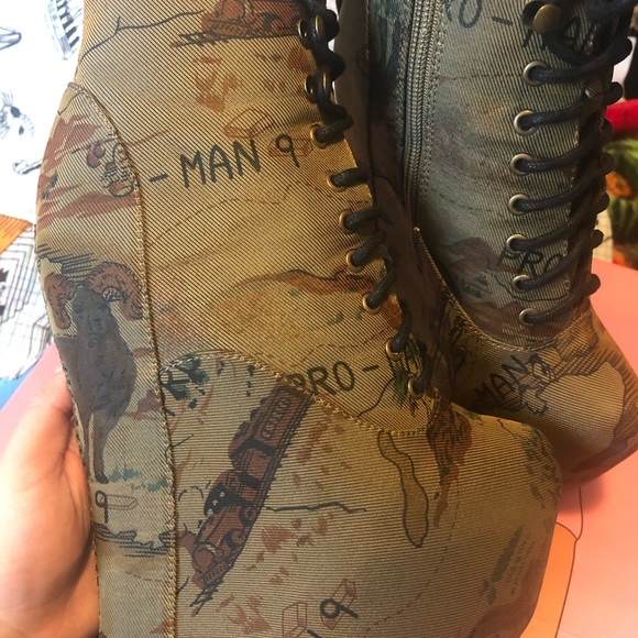 Jeffrey Campbell Damsel Landscape Platform boots - Picture 4 of 5